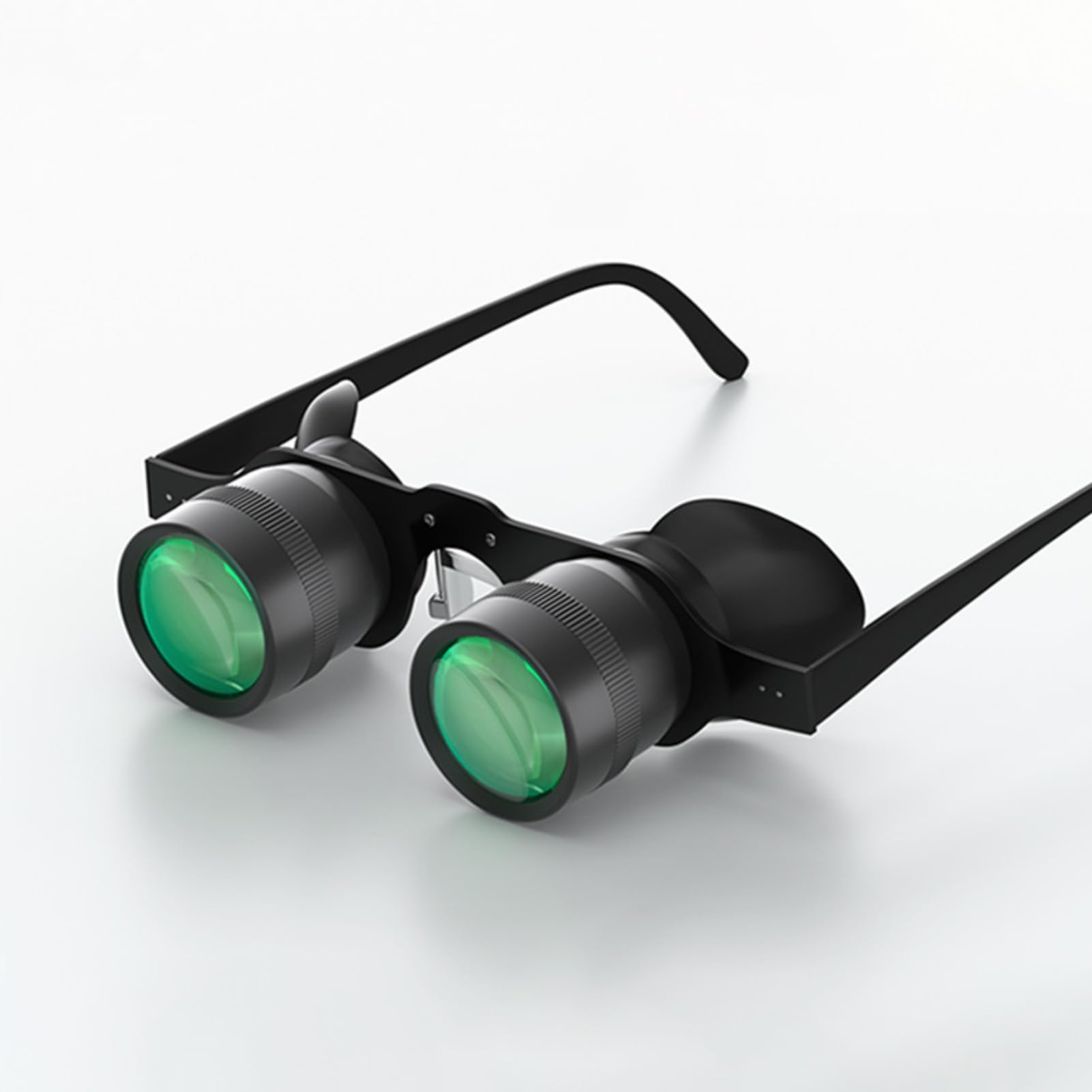 10X Binocular Glasses Hands, Fishing Magnifying Glasses with 3 Color Filters, Outdoor Fishing Binoculars Telescope for Outdoor B