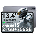 13 Inch Large Tablet, Android 15 Tablet 24GB+256GB+1TB, ????????????????, 1920*1200 IPS Display, Octa-Core Processor, 8+13MP Cam