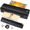 13 Inch 9-in-1 Laminator Machine, Laminator with Sheets for Hot & Cold Laminating Machine for Home, Office, or School Use, Featu