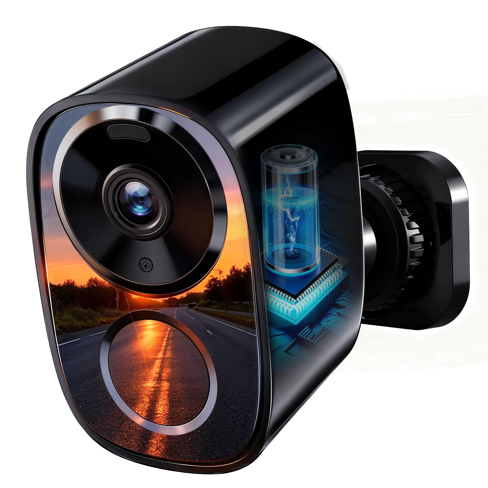 2026 Enhanced 2K UHD Security Cameras Wireless Outdoor - Free Cloud & SD Storage, Dual-Band WiFi 2.4G/5G, Full-Color Night Visio