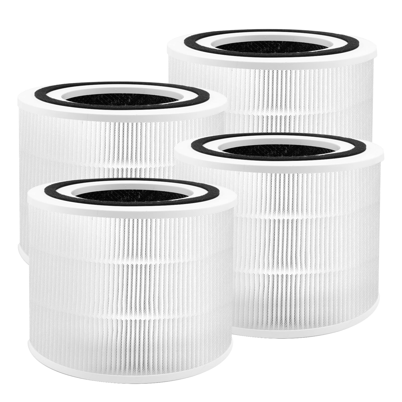 240 Replacement Filter Compatible with 240 Air Cleaner Purifier, 3-in-1 HEPA 14 Filter Replacement, 4 Pack