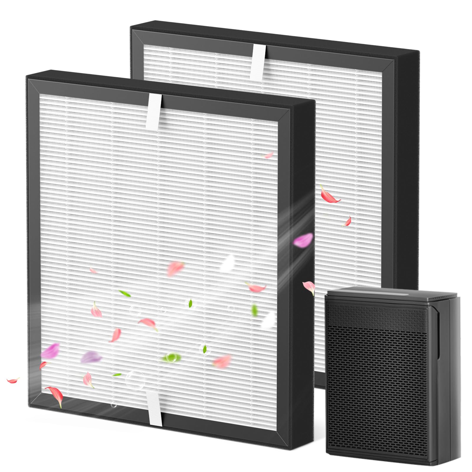 2 Pack P280 P260 Replacement Filter Compatible with TPLMB/YARIKI P280 and AIUZLK P260 Air Purifier, Efficient Air Filter, 3-in-1