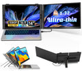 14 Laptop Screen Extender Ultra-Thin, Lightweight Portable Dual Laptop Monitor Extender with Speaker, FHD 1080P Travel Display,